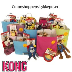 Lykkepose med KONG hundelegetøj