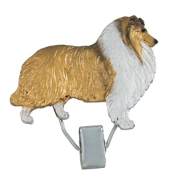 Nummerclips : Collie - Brun