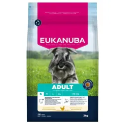 Eukanuba Adult Small Breed 3kg hundefoder med frisk kylling til små hunde