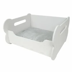 Kødbensformet hundeseng | med madras