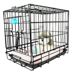 Ozami hundebur | Sort lakeret