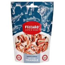 Ficcaro Beef & Cod triangle 100g