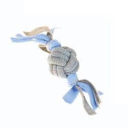 Knudebold med fleece | Lyseblå