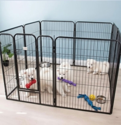 Ollipet Hvalpegård i kraftigt hammerlak | 100cm Høj |