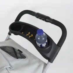 Ollipet Coziwalk I Hundeklapvogn / med 2 kopholdere og plads til småting