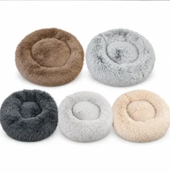 FLUFFY Donut hundeseng m. lynlås