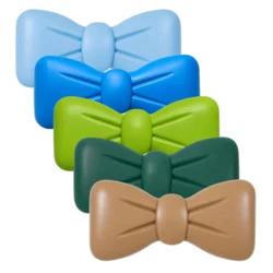 Pakketilbud | 5 stk. Rainbow topsløjfer 4 cm