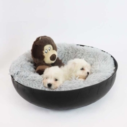 Carro recycled hundekurv I med med en donutseng