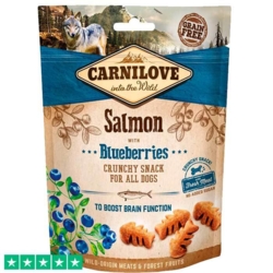 Carnilove Crunhy snack | Laks & Blåbær