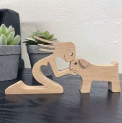 Dog Love træfigur sæt | Bulldog