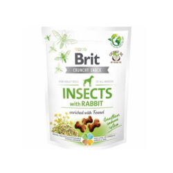 Brit Crunchy Snack | Insects With Rabbit 200g