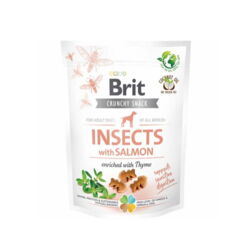 Brit Crunchy Snack | Insects With Salmon 200g