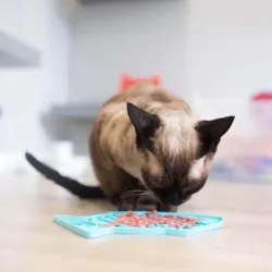 LickiMat Cat Slowfeeder | Blå