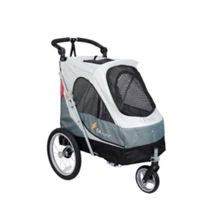 Løst betræk i farven GRÅ - her vist monteret på vogn