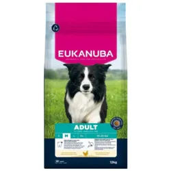 Eukanuba Adult Medium hundefoder 12kg med kylling