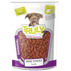 Truly Mini Sticks Lamb træningsgodbidder til hunde – små, bløde og lækre hundesnacks med lam, perfekte som belønning under træning
