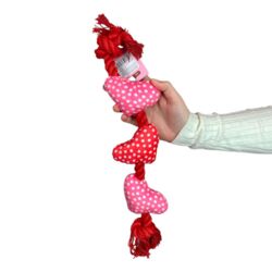 Plys hjerter på reb