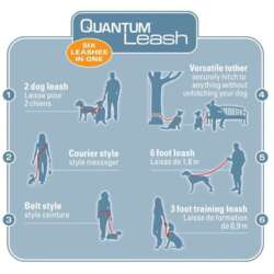 Kurgo hundesnor kan bruges på 6 måder