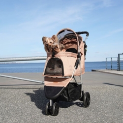 Hundeklapvogn Ollipet Venezia kan nemt have plads til to små hunde