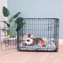 Ollipet Hundebur af Stål skaber stabilitet og sikkerhed - str. Small