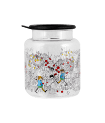 Muurla Pippi Glaskrukke er inspireret af serien Pippi Langstrømpe