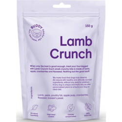 Buddy Pet Foods Lamb Crunch | 200g er lækkert og knasende