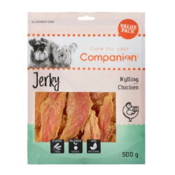 Companion Jerky Kylling er fremstillet af 100% naturlige ingredienser