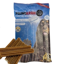 Faunakram Kornfri Dental Sticks giver din hund renere tænder