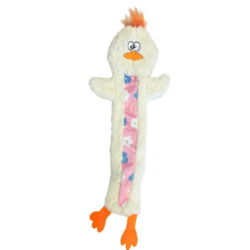 KW Fluffy Knitrende Kylling er sjovt og knitrende legetøj med en squeaker