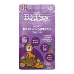 Little BigPaw Tender Duck & Vegetable Dinner er et kvalitets vådfoder til hunde