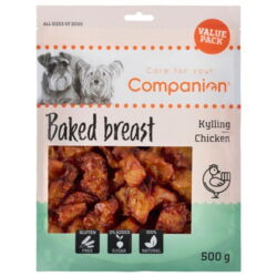 Companion baked chicken er en lækker hundesnack