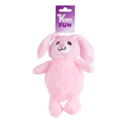 KW Fun Fluffy Kanin med piv er et sjovt hundelegetøj med piv