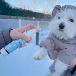 Sprayes direkte på pelsen og gnides ind med hænderne på de ønskede steder