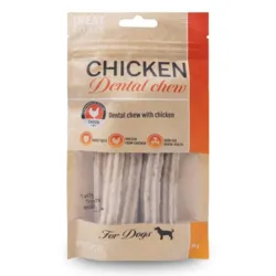 Tandrensende dental stick til hunde, med smag af kylling