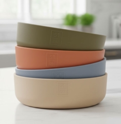 51 Degrees North Silikone madskåle og vandskåle fås i 4 flotte farver