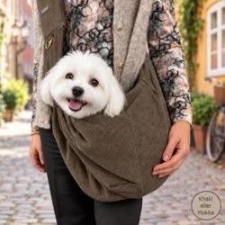 Ollipet Bijou Crossbody Kængurotaske | Hundeslynge til små hunde