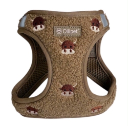 Super sød teddysele broderet med køer