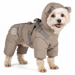 Ollipet Mini Grizzly Bear Flyverdragt med hætte