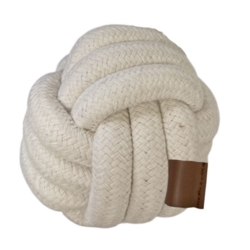 Pawise Premium bomuldsbold til hunde, ca. 9 cm – perfekt til kaste- og apportlege