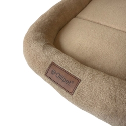 Hundemadrassen har flot Ollipet læderlogo