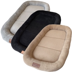 Ollipet hundemadras i Wellnessfleece - fås i 3 stilrene farver