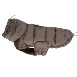 Smuk hundejakke fra Ollipet med broderi og let velcrolukning