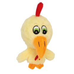 Interaktivt hundelegetøj i et sødt design som kylling eller gris