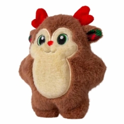 Denne søde julebamse vil med sin sjove pivelyd være den perfekte ven din til hund i juletiden