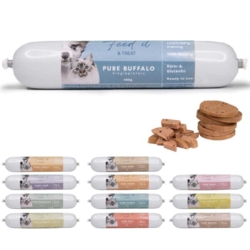 Feed'it and Treat, Singleprotein Foderpølser | 400g