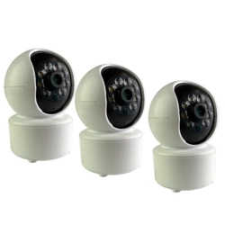 Ollipet Petcam kæledyrsovervågning til hjemmet. Sæt med 3 stk. Let at overvåge fra gratis app til din smartphone