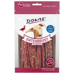 Andebryst strimler er en lækker snack til hunde