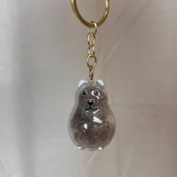 Ollipet FurEver Nøglering fyldt med pels