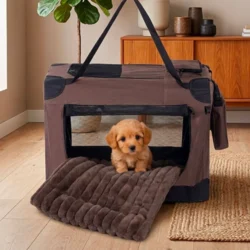 Ollipet Deluxe Soft Transporttaske | Flot mokka farve