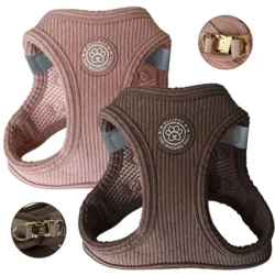 Ollipet for wagging tails step-in sele | Velluto med guldspænde